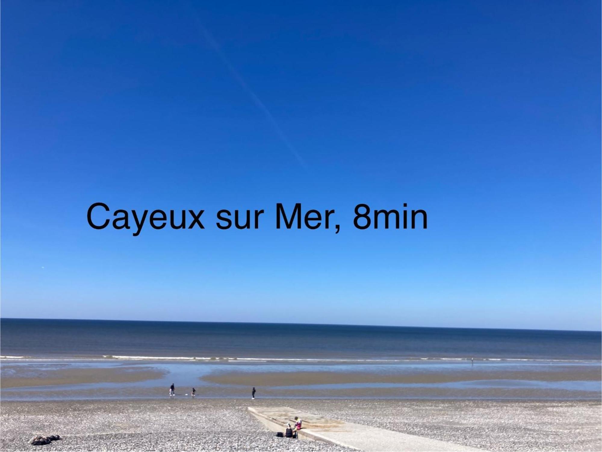 La Vue De Chateau, Maison Neuve En Baie De Somme Vaudricourt Exterior foto